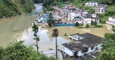स्यानाचट्टी में आपदा का साया  : यमुना नदी में बनी झील,  मौके पहुंची NDRF
