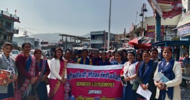 जिला मुख्यालय में प्रदर्शन, नारेबाजी कर मुख्यमंत्री व बाल विकास मंत्री को भेजा ज्ञापन