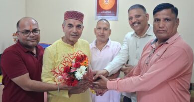 शिक्षा मंदिर तरूण हिमालय इंटर कॉलेज को मिला नया प्रधानाचार्य